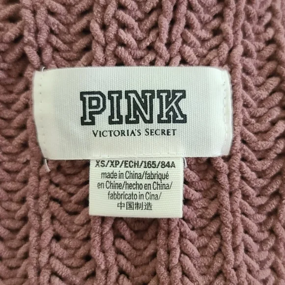 Pink by VS Knit Sweater Size X Small Turtleneck - Picture 2 of 4